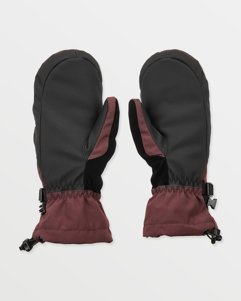 Load image into Gallery viewer, Volcom Women&#39;s V.Snow Over Snow Mittens Oxblood K6852603-OXB
