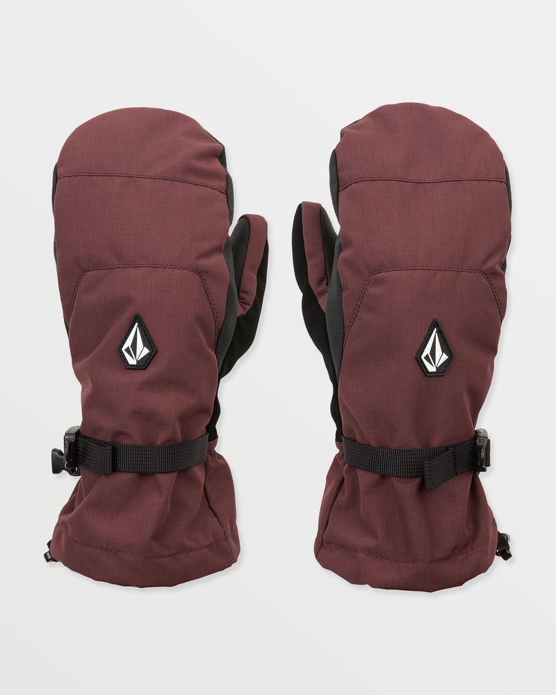 Load image into Gallery viewer, Volcom Women&#39;s V.Snow Over Snow Mittens Oxblood K6852603-OXB
