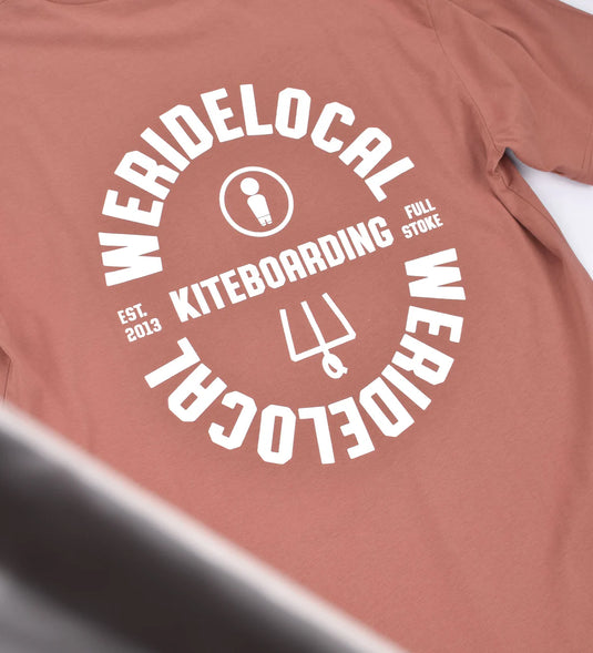 We Ride Local Men's Kiteboarding T-Shirt Pale Apple MTKPA_SS26
