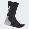 Adidas Terrex Men's Xperior Climacool Mid-Rise Hiking Socks Black/White KR6418
