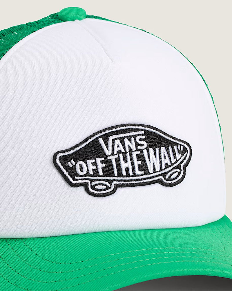 Load image into Gallery viewer, Vans Unisex Classic Patch Trucker Hat Vivid Verdant Green VN00066XFLX
