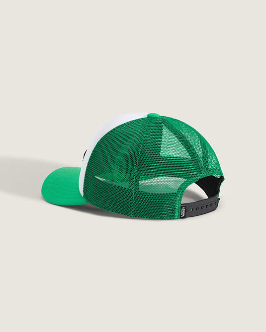 Vans Unisex Classic Patch Trucker Hat Vivid Verdant Green VN00066XFLX
