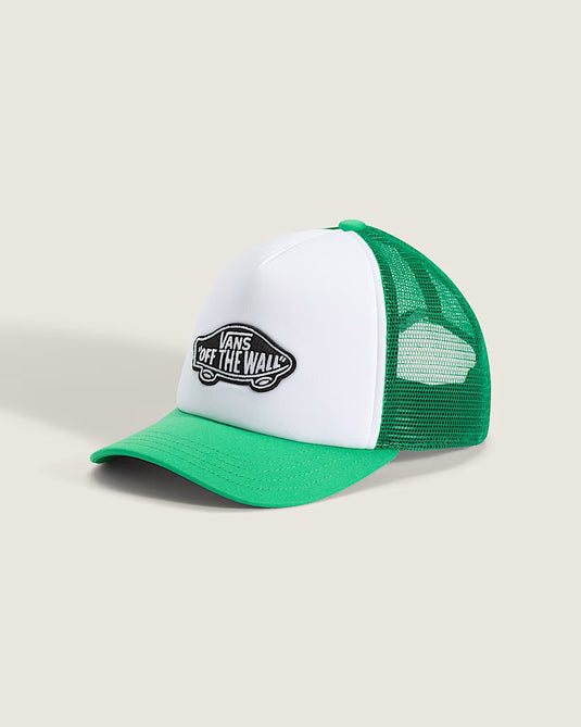 Vans Unisex Classic Patch Trucker Hat Vivid Verdant Green VN00066XFLX