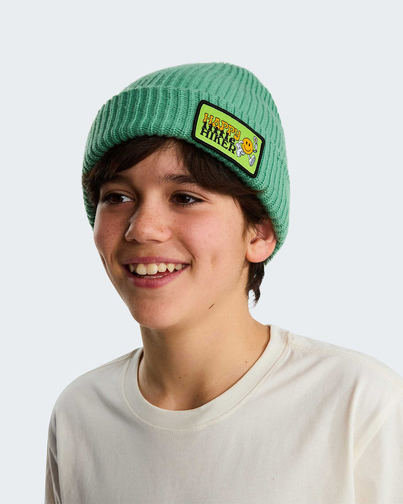Load image into Gallery viewer, The North Face Kids' Salty Lined Beanie Dimmed Algae/Hike Patch NF0A8CGSW9V
