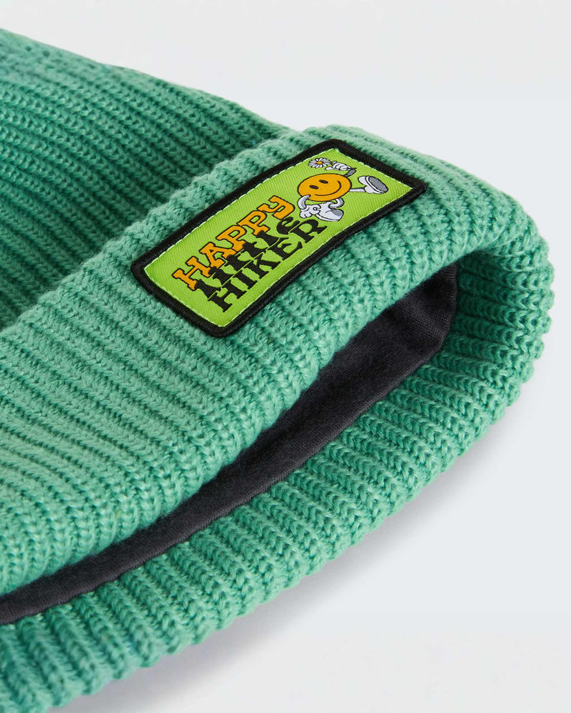Load image into Gallery viewer, The North Face Kids' Salty Lined Beanie Dimmed Algae/Hike Patch NF0A8CGSW9V
