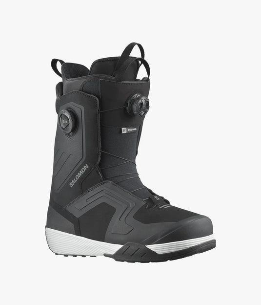 Salomon Men's Dialogue Dual BOA Snowboard Boots Black/Black/White L47109900