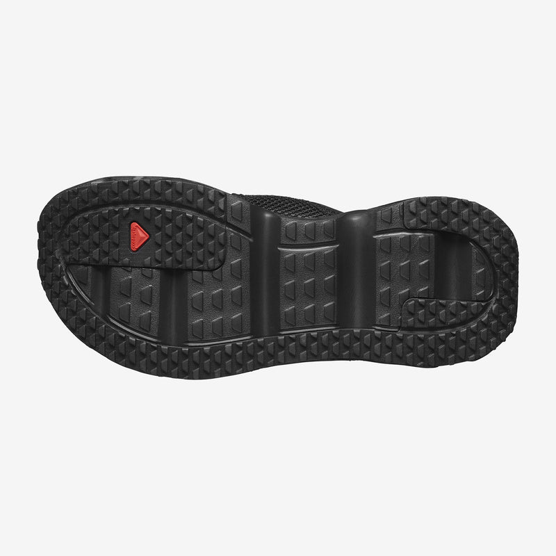 Load image into Gallery viewer, Salomon Men&#39;s Reelax Break 6.0 Flip Flops Black/Black/Alloy 471108
