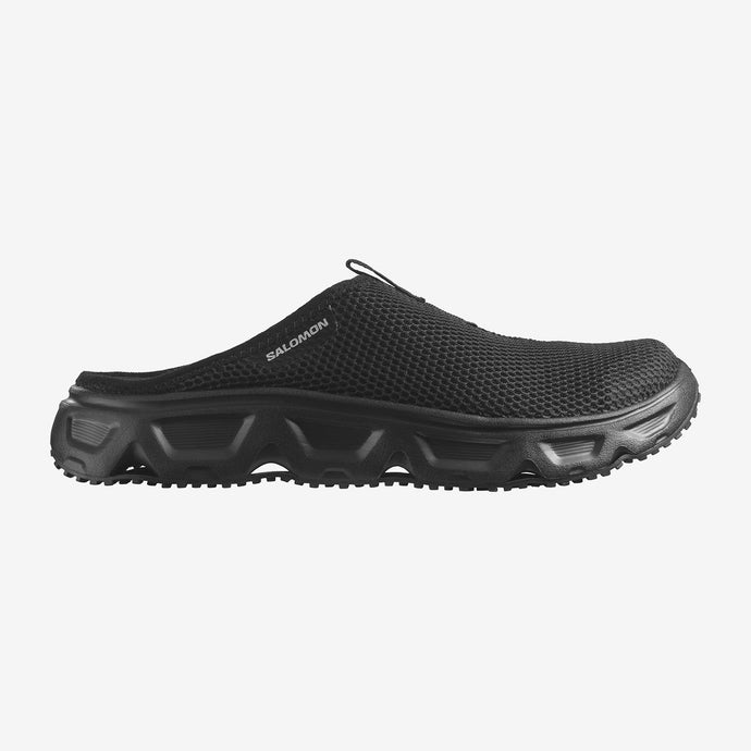 Salomon Women's Reelax Slide 6.0 Slides Black/Black/Alloy 471124