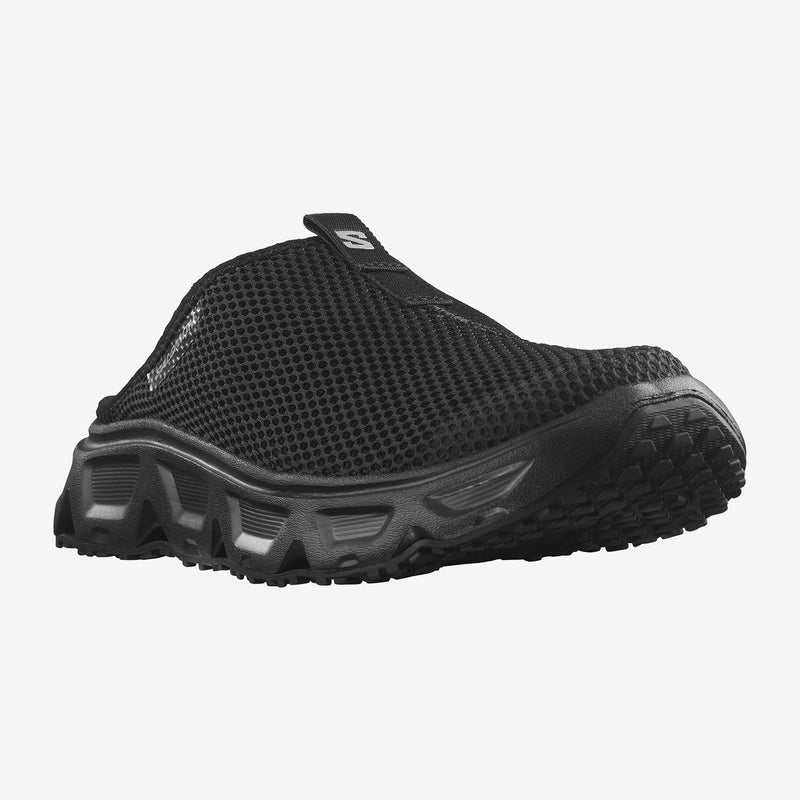Load image into Gallery viewer, Salomon Women&#39;s Reelax Slide 6.0 Slides Black/Black/Alloy 471124

