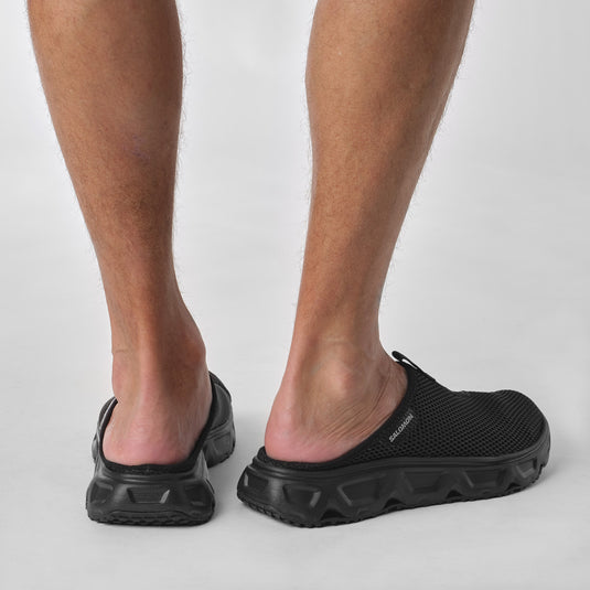 Salomon Men's Reelax Slide 6.0 Slides Black/Black/Alloy 471120