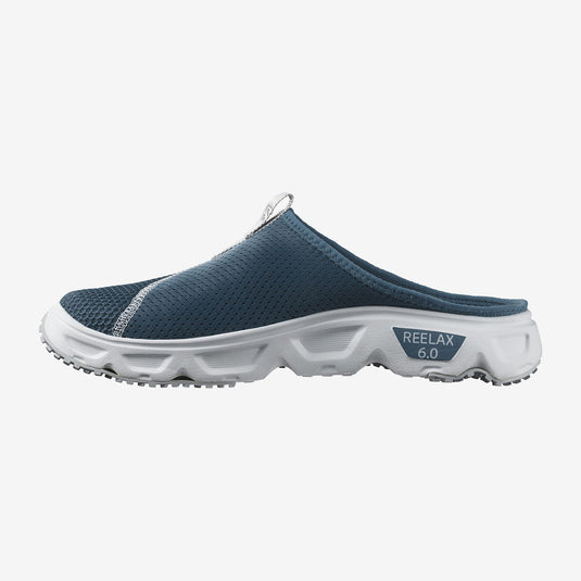 Salomon Men's Reelax Slide 6.0 Slides Blue Ashes/White/Pearl Blue 471123