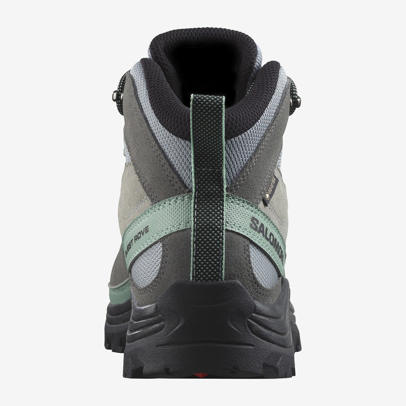 Load image into Gallery viewer, Salomon Women&#39;s Quest Rove Gore-Tex Shoes Quarry/Quiet Shade/Black L47181600
