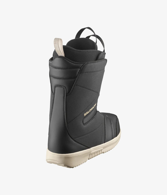 Salomon Men's Faction BOA Snowboard Boots Black/Black/Rainy Day L47242700