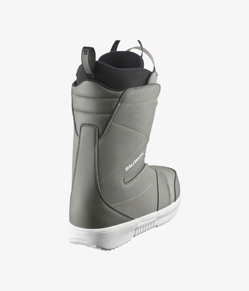 Load image into Gallery viewer, Salomon Men&#39;s Faction BOA Snowboard Boots Steeple Gray/Pewter/White L47246100
