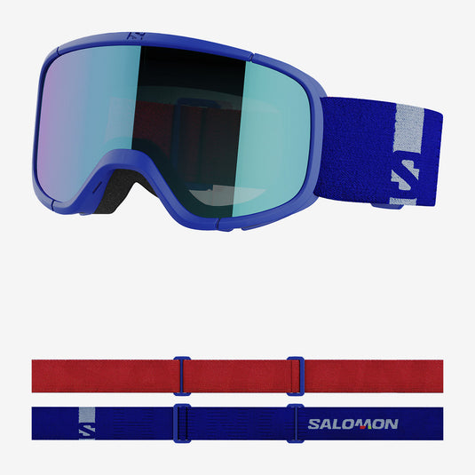Salomon Kids' Lumi (6-12 Years) Goggles Race Blue/Blue L47253700