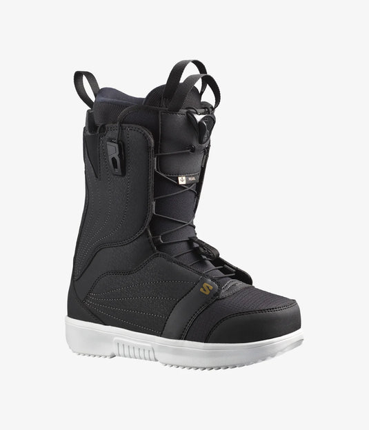 Salomon Women's Pearl Snowboard Boots Black/White/Gold L47347900
