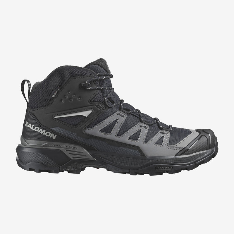 Load image into Gallery viewer, Salomon Men&#39;s X Ultra 360 Mid Gore-Tex Shoes Black/Magnet L47447600

