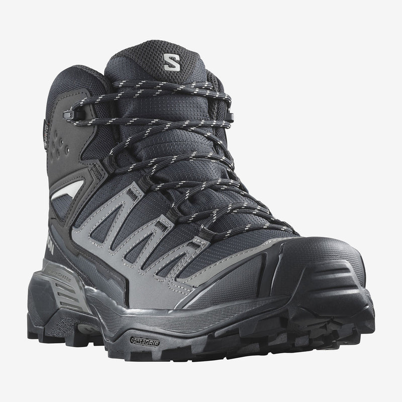 Load image into Gallery viewer, Salomon Men&#39;s X Ultra 360 Mid Gore-Tex Shoes Black/Magnet L47447600
