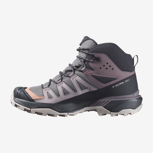 Salomon Women's X Ultra 360 Mid Gore-Tex Plum Kitten/Phantom/Cork L47448700