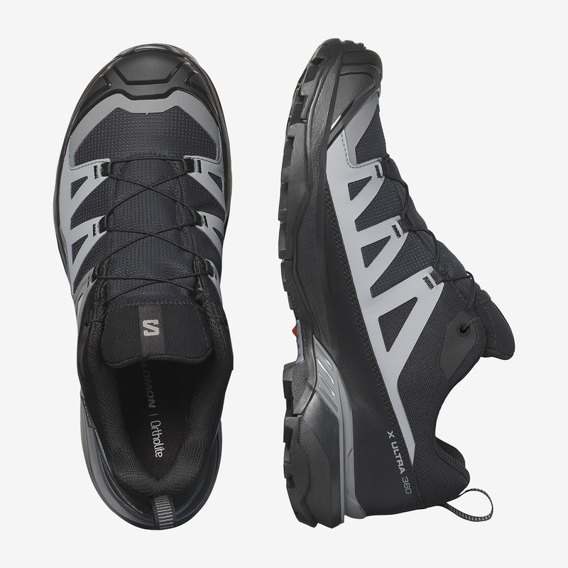 Load image into Gallery viewer, Salomon Men&#39;s X Ultra 360 Gore-Tex Shoes Black/Magnet/Quiet Shade L47453200
