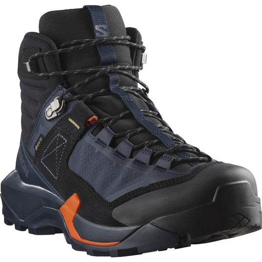 Salomon Men's X Ultra Alpine Mid Gore-Tex Shoes Blue Nights/Black/Red Orange L476865