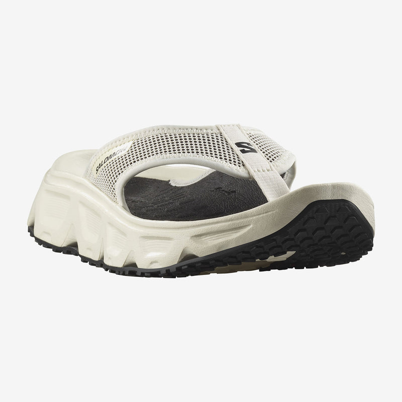 Load image into Gallery viewer, Salomon Men&#39;s Reelax Break 6.0 Flip Flops Vanilla Ice/Vanilla Ice/Black 477415
