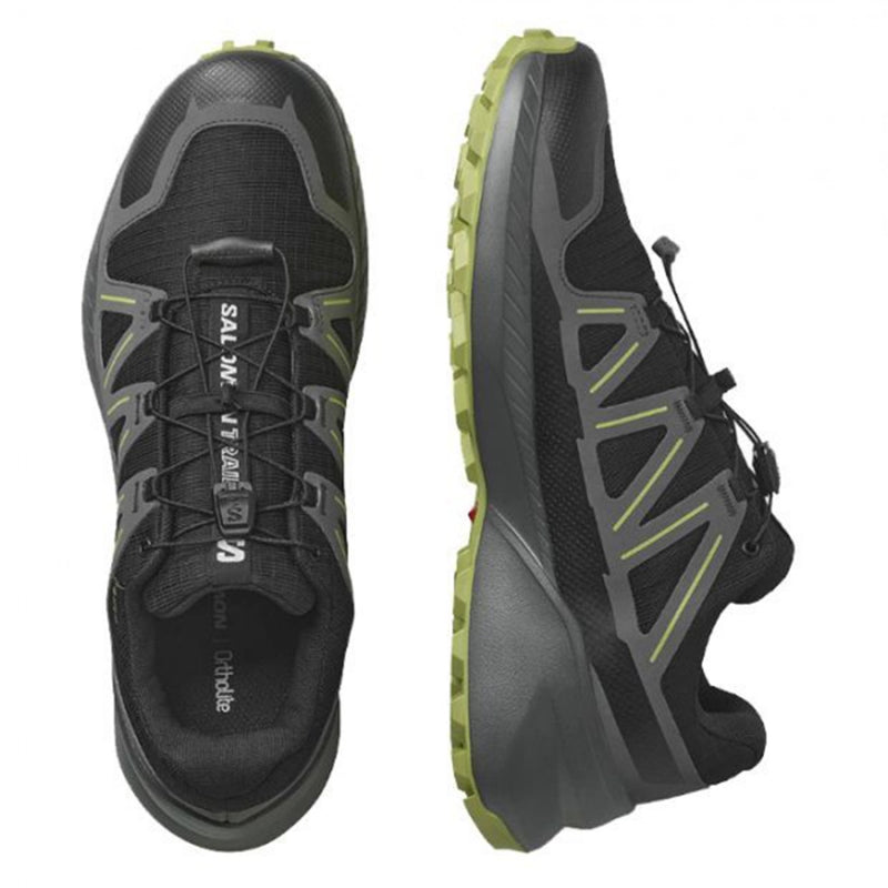 Load image into Gallery viewer, Salomon Men's Speedcross Peak Gore-Tex Black/Urban Chic/Dark Citron L47790500
