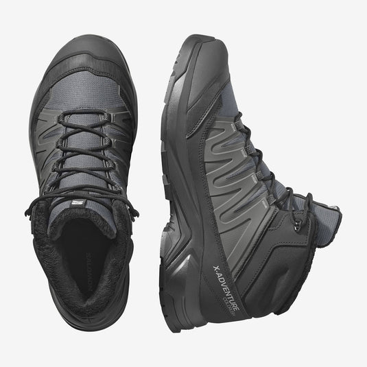 Salomon Men's X Adventure Coldrush WP Shoes Asphalt/Black/Alloy L4785600029