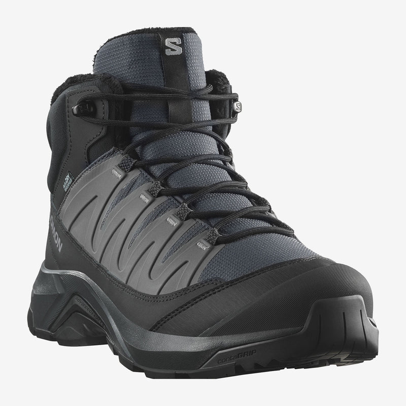 Load image into Gallery viewer, Salomon Men&#39;s X Adventure Coldrush WP Shoes Asphalt/Black/Alloy L4785600029
