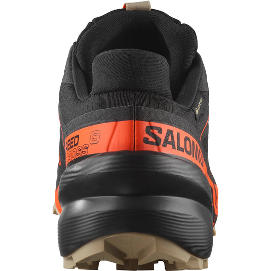 Salomon Men's Speedcross 6 Gore-Tex Black/Shocking Orange/White Pepper L478795
