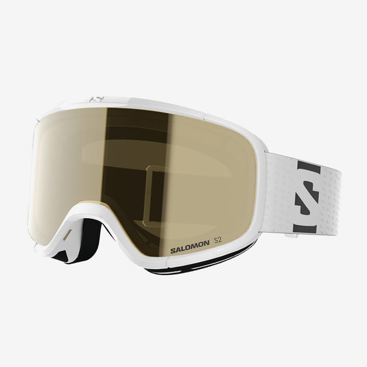Salomon Unisex Aksium 2.0 Flash Lens S2 Snow Goggles White/Gold L47908300