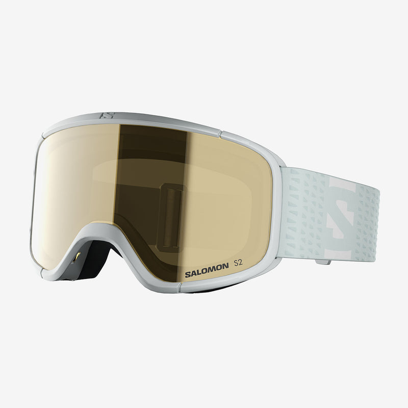 Load image into Gallery viewer, Salomon Unisex Aksium 2.0 S Flash Lens S2 Snow Goggles Ice Flow/Gold L47909900
