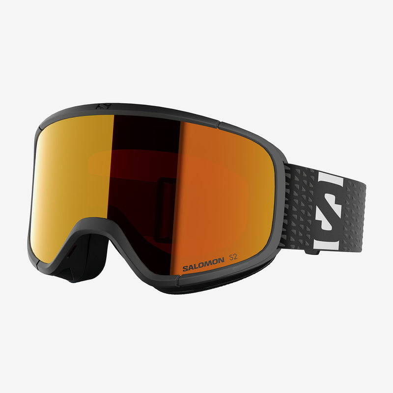 Load image into Gallery viewer, Salomon Kids' Lumi (6-12 Years) Goggles Black/Mid Red L47910400
