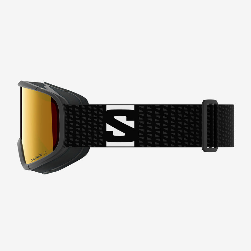 Load image into Gallery viewer, Salomon Kids' Lumi (6-12 Years) Goggles Black/Mid Red L47910400

