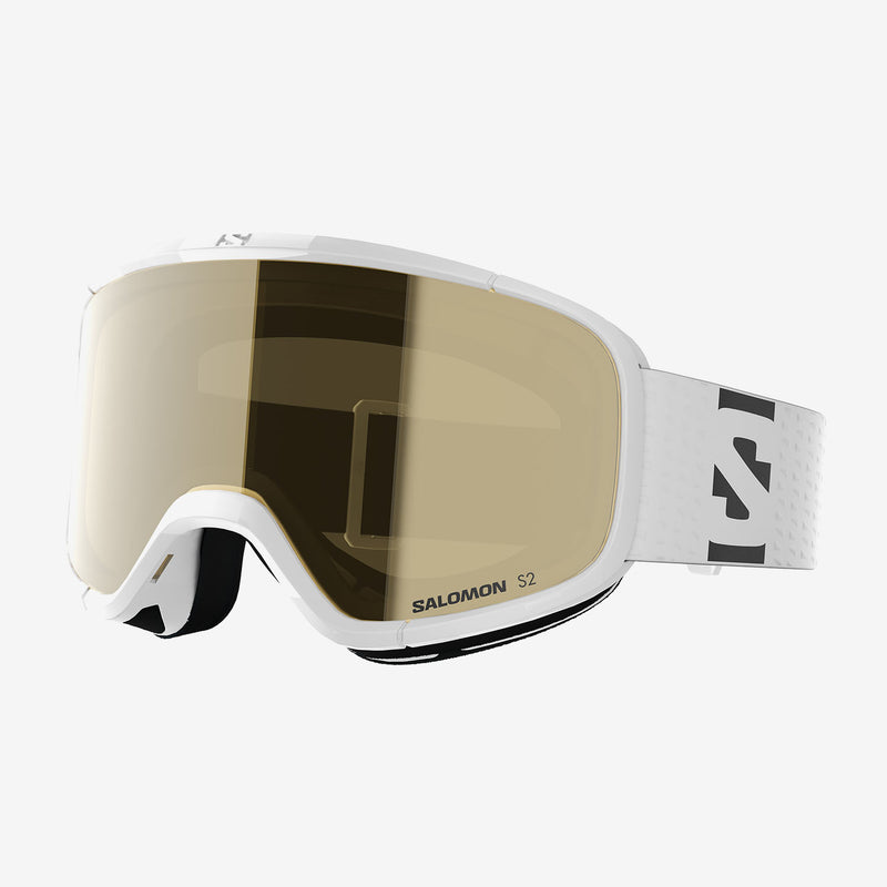 Load image into Gallery viewer, Salomon Kids' Lumi (6-12 Years) Goggles White/Flash Gold L47910800
