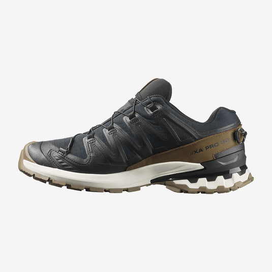 Salomon Men's XA Pro 3D V9 Gore-Tex Lifelong Shoes Black/Coyote Brown/Vanilla Ice L47963800