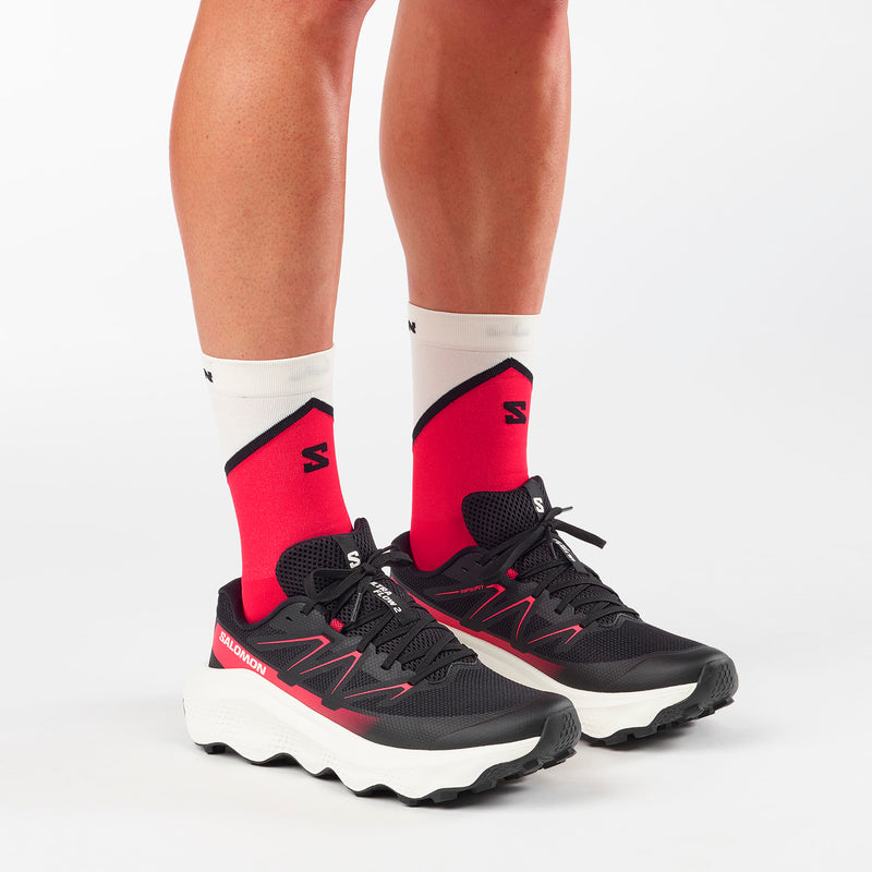 Load image into Gallery viewer, Salomon Men's Ultra Flow 2 Shoes Black/Vanilla Ice/Fiery Red L49275300
