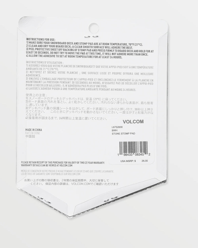 Load image into Gallery viewer, Volcom Stone Stomp Pad Black White L6752600_BWH
