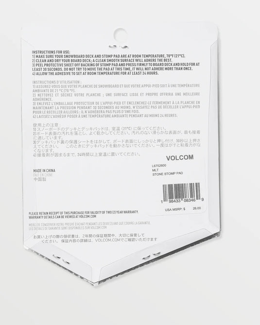 Volcom Stone Stomp Pad Multi L6752600_MLT