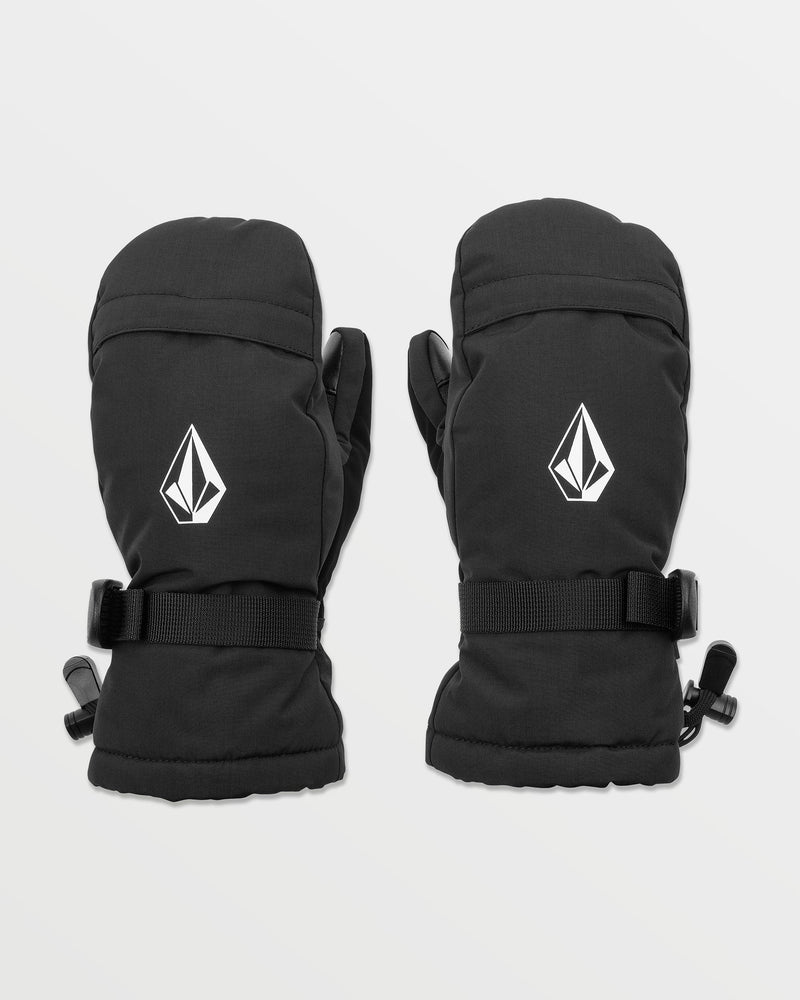 Load image into Gallery viewer, Volcom Kids&#39; Day Saver Snow Mittens Black L6852600-BLK
