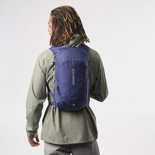 Salomon Unisex Trailblazer 10L Hiking Bag Mazarine Blue/Ghost Gray LC2183000-01