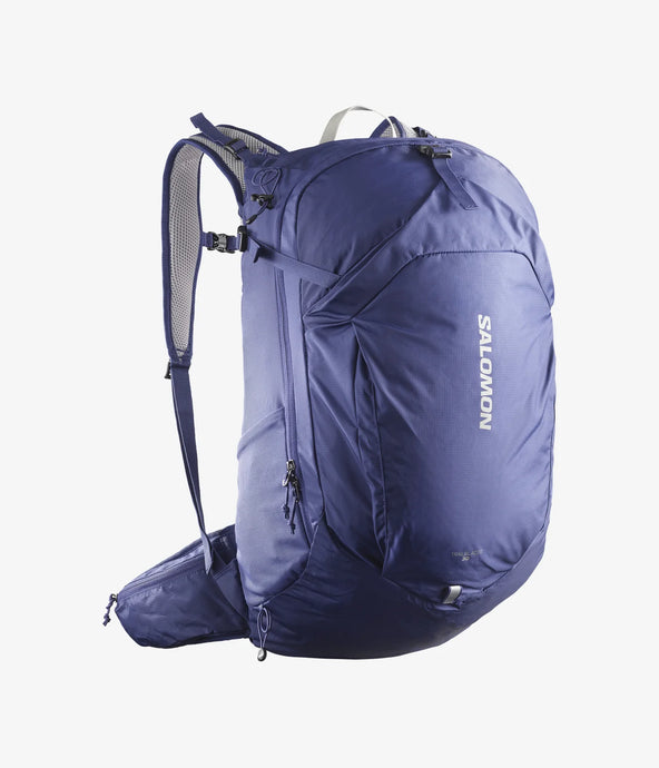 Salomon Unisex Trailblazer 30 Mazarine Bag Blue/Ghost Gray LC2183300-01