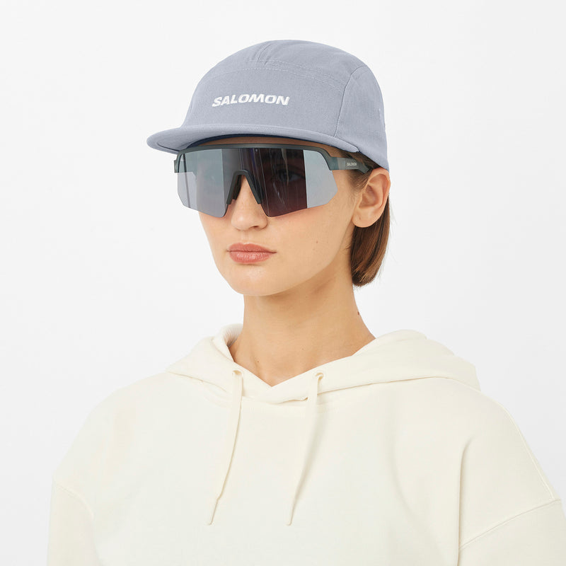 Load image into Gallery viewer, Salomon Unisex Logo 5 Panel Hat Trade Winds LC2837400
