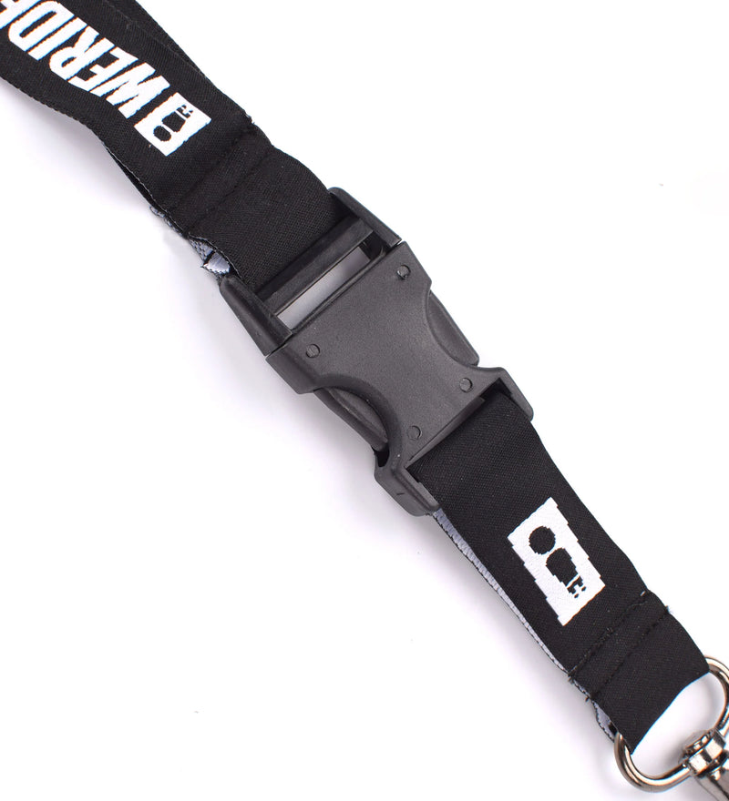 Load image into Gallery viewer, We Ride Local Logotype Lanyard Black LL_SS26
