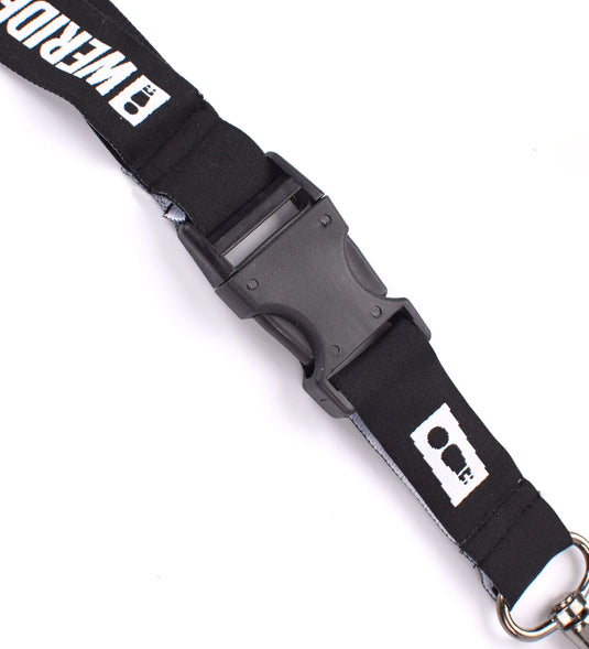 We Ride Local Logotype Lanyard Black LL_SS26