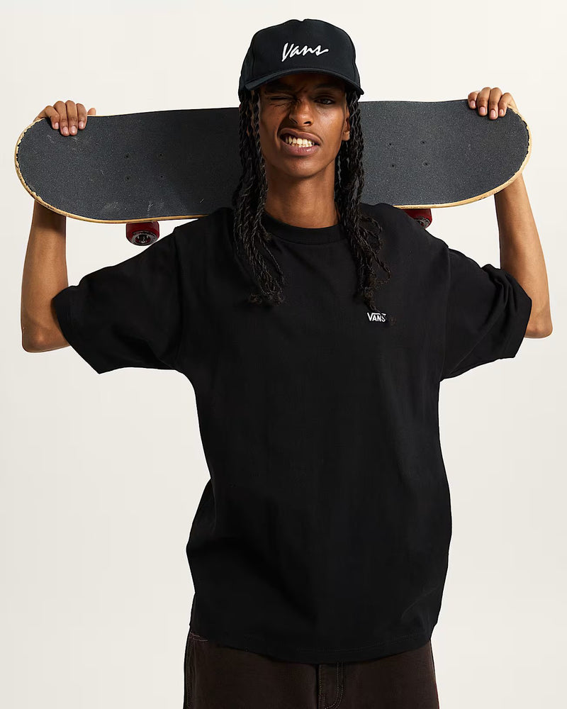 Load image into Gallery viewer, Vans Unisex Left Chest II Logo T-Shirt Black VN000P1PBLK
