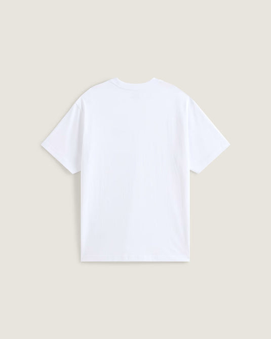 Vans Unisex Left Chest II Logo T-Shirt White VN000P1PWHT