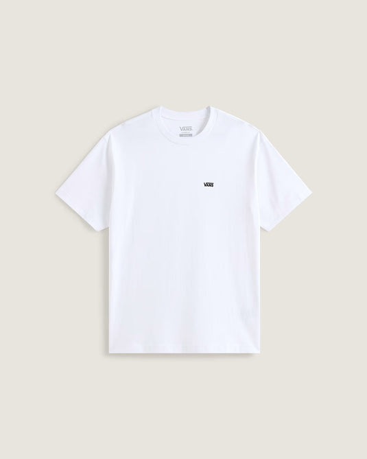 Vans Unisex Left Chest II Logo T-Shirt White VN000P1PWHT