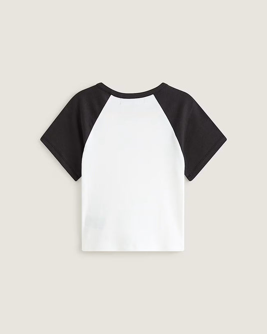 Vans Women's Clare Baby T-Shirt White VN000TBSTWB