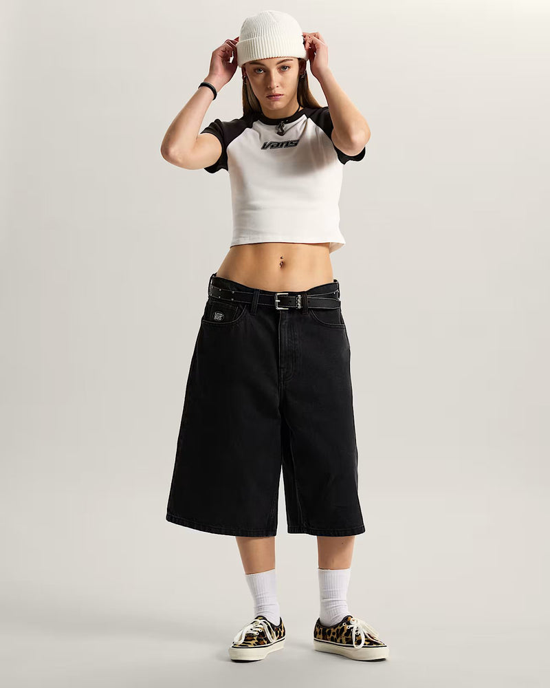 Load image into Gallery viewer, Vans Women's Clare Baby T-Shirt White VN000TBSTWB
